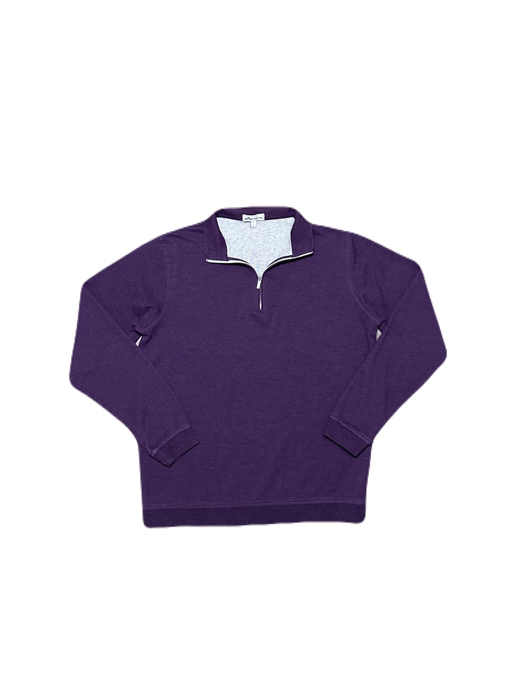 Peter Millar Interlock 1/4 Quarter Zip Sweater Crown Comfort Golf Small Purple